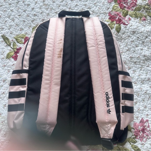 Adidas Light Pink and Black Backpack - Picture 3 of 7